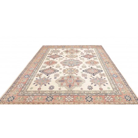 Tappeto Kazak Afghanistan beige bianco 244x303