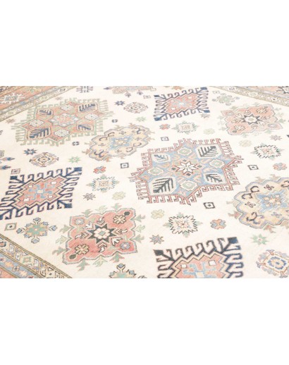 Tappeto Kazak Afghanistan beige bianco 244x303