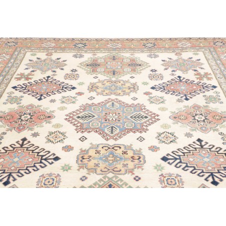 Tappeto Kazak Afghanistan beige bianco 244x303