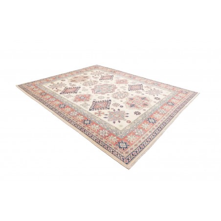 Tappeto Kazak Afghanistan bianco marrone 242x299