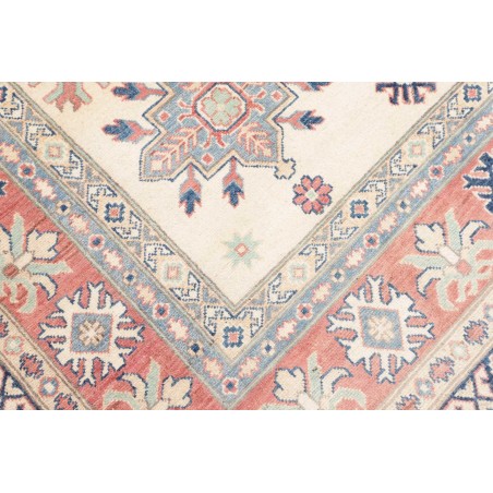 Tappeto Kazak Afghanistan bianco marrone 242x299