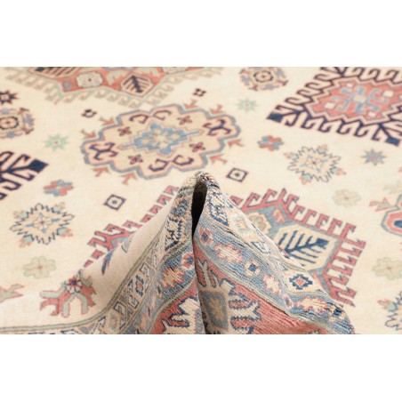Tappeto Kazak Afghanistan bianco marrone 242x299