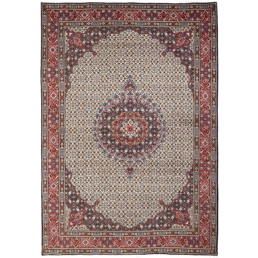 Tappeto Moud Persia azzurro bianco 200x290 Tappeto Moud Persia azzurro bianco 200x290