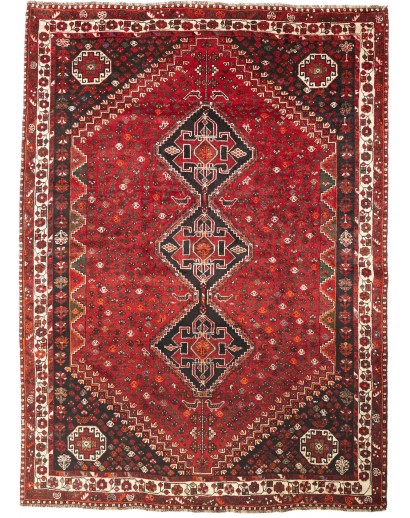 Tappeto Shiraz Persia marrone grigio 225x310