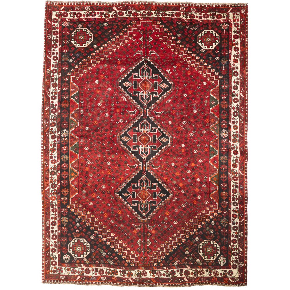 Tappeto Shiraz Persia marrone grigio 225x310