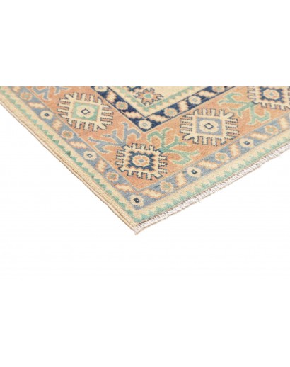 Tappeto Kazak Afghanistan beige azzurro 152x200
