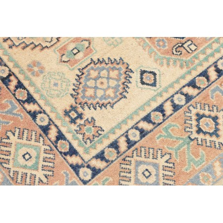 Tappeto Kazak Afghanistan beige azzurro 152x200
