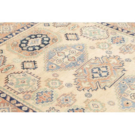 Tappeto Kazak Afghanistan beige azzurro 152x200