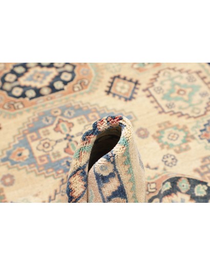 Tappeto Kazak Afghanistan beige azzurro 152x200