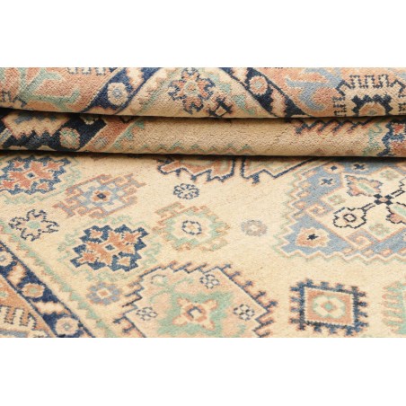 Tappeto Kazak Afghanistan beige azzurro 152x200