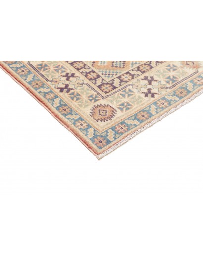 Tappeto Kazak Afghanistan beige azzurro 153x210