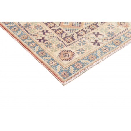 Tappeto Kazak Afghanistan beige azzurro 153x210