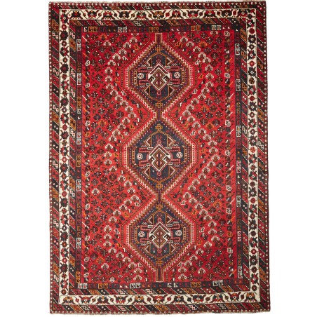 Tappeto Shiraz Persia marrone giallo 213x303