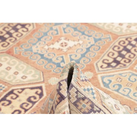 Tappeto Kazak Afghanistan beige azzurro 153x210