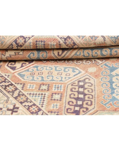 Tappeto Kazak Afghanistan beige azzurro 153x210