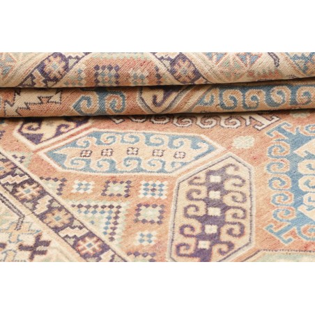Tappeto Kazak Afghanistan beige azzurro 153x210