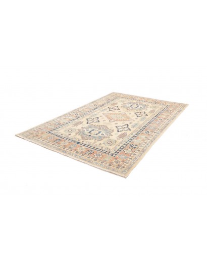 Tappeto Kazak Afghanistan bianco giallo 169x255
