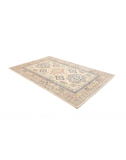 Tappeto Kazak Afghanistan bianco giallo 169x255