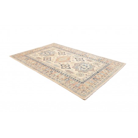 Tappeto Kazak Afghanistan bianco giallo 169x255