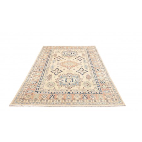 Tappeto Kazak Afghanistan bianco giallo 169x255