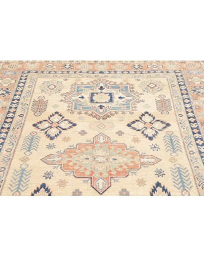 Tappeto Kazak Afghanistan bianco giallo 169x255