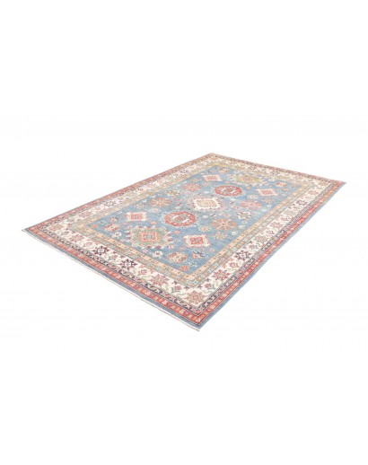 Tappeto Kazak Afghanistan beige grigio 165x242