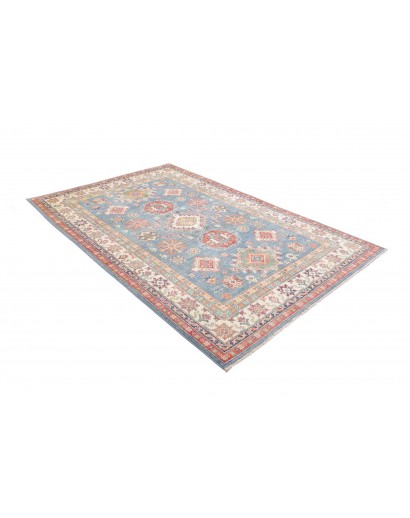 Tappeto Kazak Afghanistan beige grigio 165x242