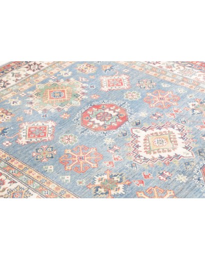 Tappeto Kazak Afghanistan beige grigio 165x242