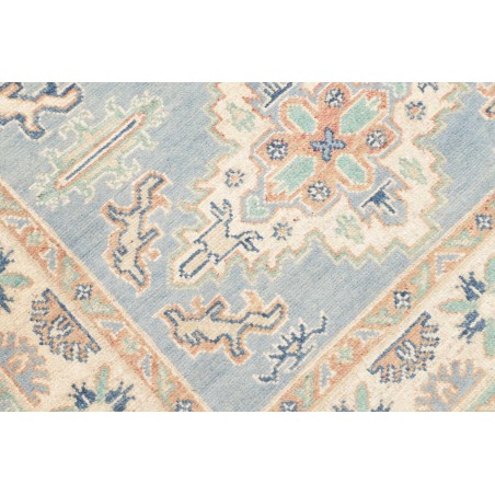Tappeto Kazak Afghanistan bianco grigio 101x150