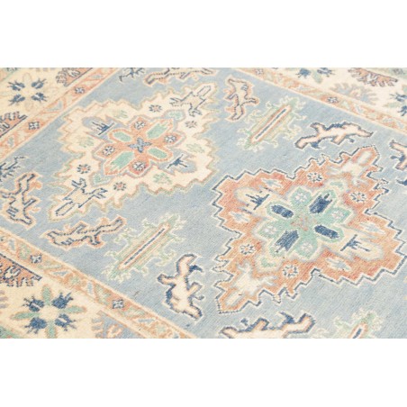 Tappeto Kazak Afghanistan bianco grigio 101x150