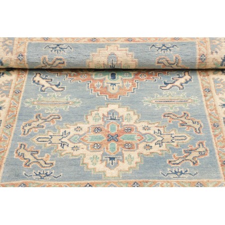 Tappeto Kazak Afghanistan bianco grigio 101x150