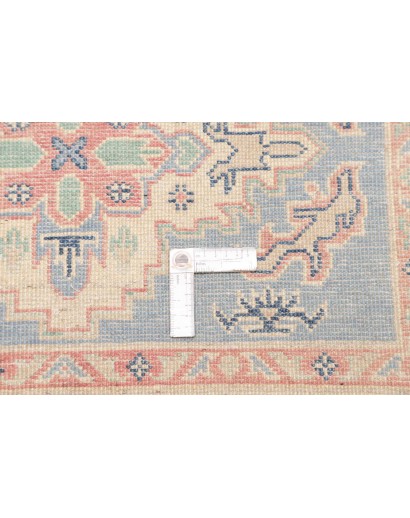 Tappeto Kazak Afghanistan bianco grigio 101x150