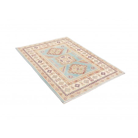 Tappeto Kazak Afghanistan bianco marrone 103x143