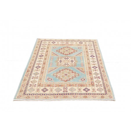 Tappeto Kazak Afghanistan bianco marrone 103x143