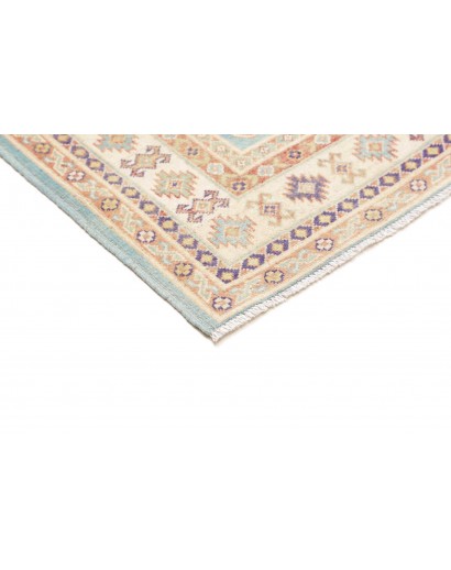 Tappeto Kazak Afghanistan bianco marrone 103x143