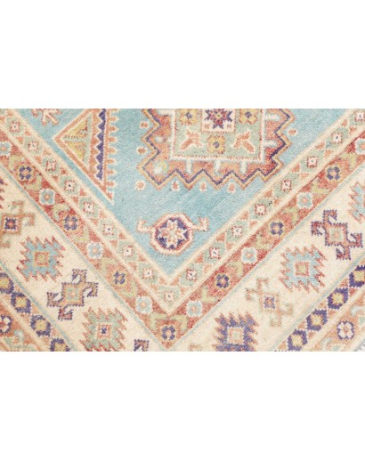 Tappeto Kazak Afghanistan bianco marrone 103x143