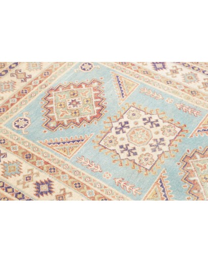Tappeto Kazak Afghanistan bianco marrone 103x143