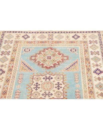 Tappeto Kazak Afghanistan bianco marrone 103x143