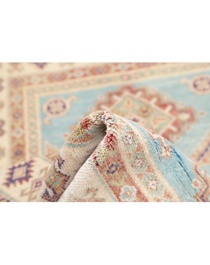 Tappeto Kazak Afghanistan bianco marrone 103x143