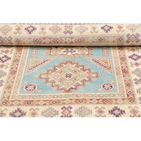 Tappeto Kazak Afghanistan bianco marrone 103x143