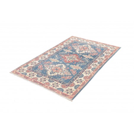 Tappeto Kazak Afghanistan bianco grigio 101x152