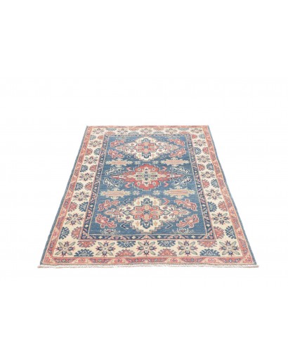 Tappeto Kazak Afghanistan bianco grigio 101x152