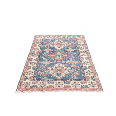 Tappeto Kazak Afghanistan bianco grigio 101x152