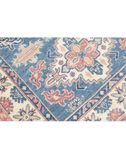 Tappeto Kazak Afghanistan bianco grigio 101x152