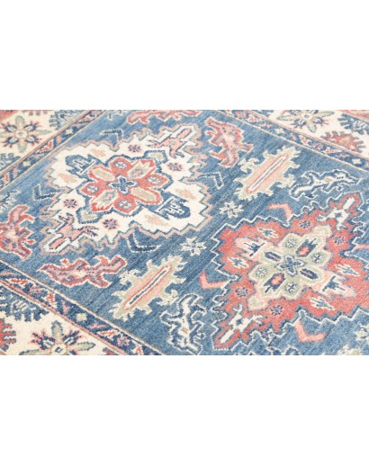 Tappeto Kazak Afghanistan bianco grigio 101x152