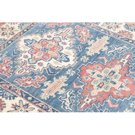 Tappeto Kazak Afghanistan bianco grigio 101x152