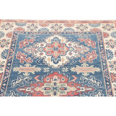 Tappeto Kazak Afghanistan bianco grigio 101x152