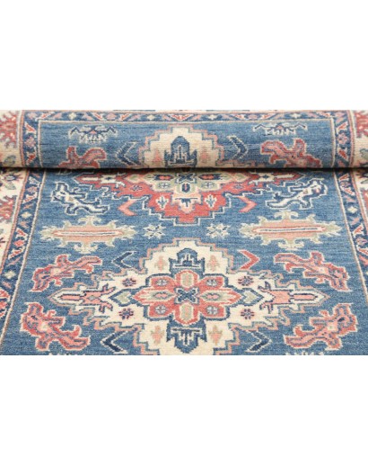 Tappeto Kazak Afghanistan bianco grigio 101x152