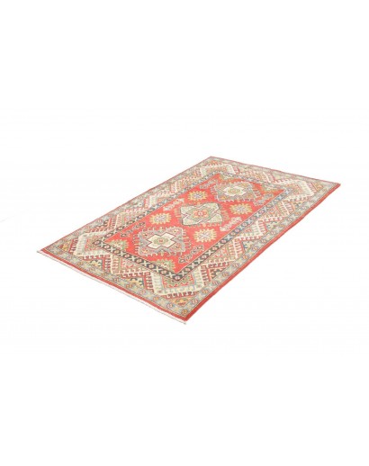 Tappeto Kazak Afghanistan marrone giallo 100x149