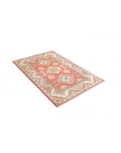 Tappeto Kazak Afghanistan marrone giallo 100x149